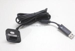 Wireless Controller USB Charge Kit Cable For XBOX 360 Play Black 10'