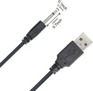 USB Adapter Cord 2.5mm AUDIO Replacement DC Charging Cable USB Fast Charging Cable