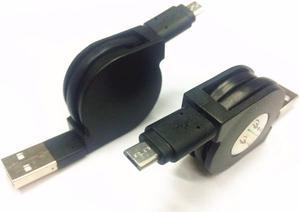 Micro USB Retractable Charger And Data Cable For Tablets And Phones