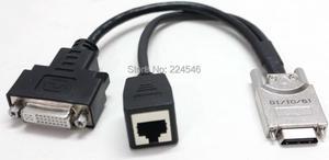 FOR HD Camera HD-VI Adapter Cable HDVI to RJ45 + DVI Female HD Cable Cloud