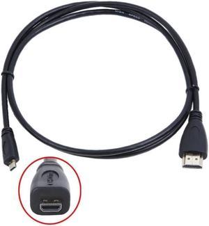 Micro HDMIcompatible AV TV Video Cable Cord For Garmin VIRB Elite 01001088 Action Camera