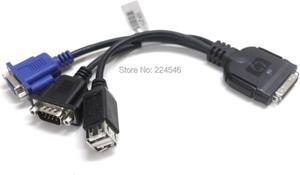 I/O Diagnostic Cable SUV Blade system 2xUSB/VGA #409496-001
