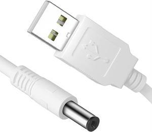 2Pack 3ft USB 2.0 A Type Male to DC 5.5 x 2.1mm DC 5V Power Plug Connector Cable USB to 5v Power Cable USB to DC Power Charger