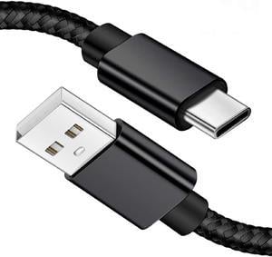 USB C Cable 10ft,Type C Charging Cable for S9 Charger Cable Fast Charging Cord, Extra Long Nylon Braided Cable for Sumsung,Moto