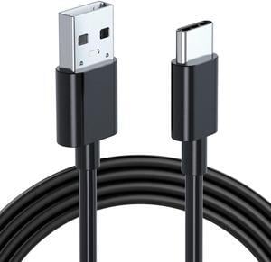 10FT USB-C Type C Charge Cable Cord Wire for Xbox Series X Core and Playstation 5 PS5 DualSense Wireless Controllers (Black)