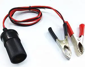 2pcs/lot 12 volt clip on accessory socket power outlet 12V cigarette lighter