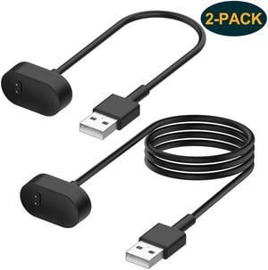 2 Pack Charger Cable for Fitbit Inspire and Inspire HR Smartwatch Replacement USB Charging Cord Accessories for Fitbit Inspire