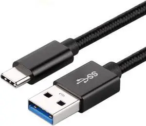 2Pack USB 3.0 Type C Cable Fast Charging 3A,Nylon Braided Type C Charger Cable Compatible For Galaxy S10 /S9 /S8