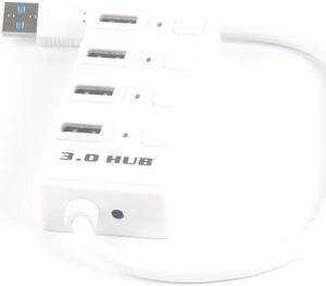 4 Port USB 3.0 Hub with Individual Power Switches controller and LED  USB hub CABLE