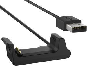 Replacement Data Sync USB Charging Cable Clip Charging Cable for Garmin Vivoactive HR Sport Watch, Black