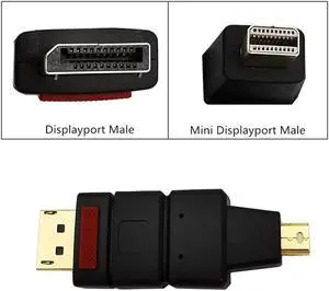 FOR Displayport to Mini DisplayPort 4K Adapter Displayport 1.2 Cable Adapter DP Male to Mini DP Male Extender Converter 4K@60Hz