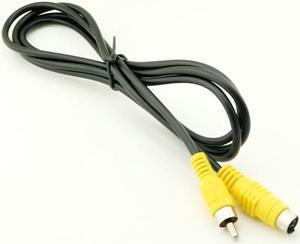 FOR 10pcs 4-PIN S-Video Mini DIN Male TO COMPOSITE RCA Male Video AV Cable Adapter 5ft