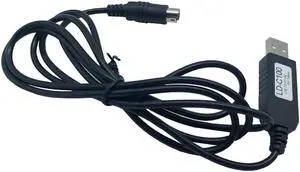 LD-C105 1.5m 59 inch USB to CAT Din6 Programmed Cable for Kenwood TS-440 TS-450 TS-680 TS-690 TS-790 TS-850 TS-940