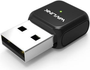 USB WiFi Adapter,Wireless Network Adapter for Laptop/Desktop Computer,Dual Band 2.4GHz 200Mbps/5GHz 433Mbps 802.11 ac/a/b/g/n Wireless Adapter for Windows 10/8/7/Vista/XP/2000 Mac OS X
