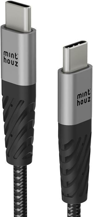 USB-C to USB-C 3A/60W Fast Charging Cable, MINTHOUZ [1-Pack 3ft] Type C Charger Cord, Compatible with Google Pixel 2/2 XL, MacBook Pro, MacBook Air, iPad Pro, Nintendo Switch, Samsung S21/ S21+/ S21