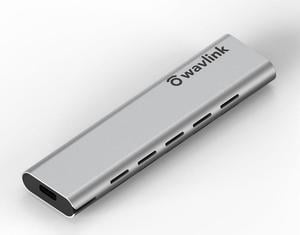 Wavlink Aluminum M.2 NVMe SSD Enclosure, USB 3.1 Gen 2 (10 Gbps) to NVMe PCI-E M.2 SSD Case Support UASP for NVMe SSD Size 2230/2242/2260/2280 (up to 2TB) with Type-C OTG converter
