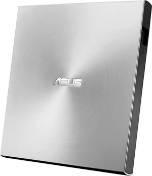 ASUS ZenDrive U9M Silver - USB 2.0/USB-C Slim External DVD Burner Optical Disc 8x Speed Re-Writer Drive with M-Disc Support, USB 2.0 Type-A/Type-C Compatibility, Mac/Windows OS Compatible ASUS ZenDrive U9M Silver - USB 2.0/USB-C Slim External DVD Burner Optical Disc 8x Speed Re-Writer Drive with M-Disc Support, USB 2.0 Type-A/Type-C Compatibility, Mac/Windows OS Compatible