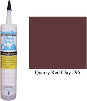 ColorFast Colored Caulk made to match CBP Quarry Red Clay  Unsanded Smooth Texture