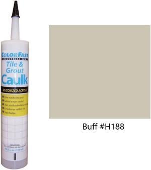 ColorFast Colored Caulk made to match Hydroment Buff - Unsanded (smooth) Texture