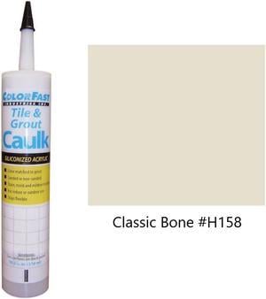 ColorFast Colored Caulk made to match Hydroment Classic Bone  Unsanded smooth Texture