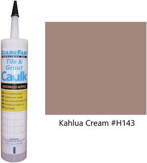 ColorFast Colored Caulk made to match Hydroment Kahlua Cream - Sanded Texture