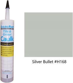 ColorFast Colored Caulk made to match Hydroment Silver Bullet - Unsanded (smooth) Texture