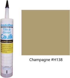 ColorFast Colored Caulk made to match Hydroment Champagne  Unsanded smooth Texture