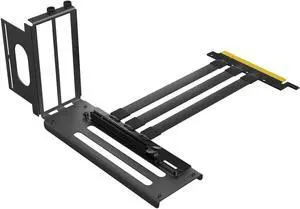 Hipesen High Speed PCI Express Riser Card Bracket PCI-E 4.0 x 16 Riser Card Extender Ribbon Flexible Extension Cable 90 Degree for Computer Graphic Cards (30CM)