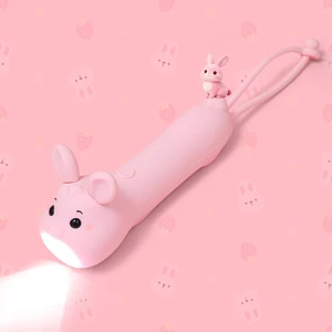 Silicone Rabbit Flashlight, Rechargeable Hanging Night Light for Camping, Night Walks and Home Use Silicone Rabbit Flashlight, Rechargeable Hanging Night Light for Camping, Night Walks and Home Use