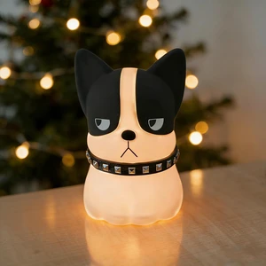 Dog Touch Night Light, Cute Dog Night Light Gifts, Soft Silicone Lamp with 3 Level Warm Light Dog Touch Night Light, Cute Dog Night Light Gifts, Soft Silicone Lamp with 3 Level Warm Light