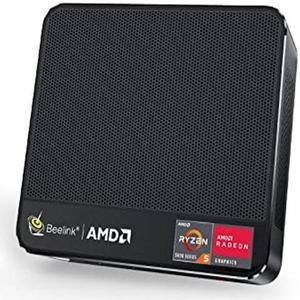 Beelink SER5 MAX AMD Mini PC, Ryzen 7 5800H (8C/16T, up to 4.4GHz) Mini  Computer, 16GB+1TB PCle3.0x4 SSD Micro Desktop, Small PC 4K Triple  Displays