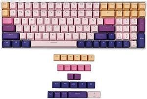 YMDK 108 122 Double Shot Backlit Lavender Keycaps PBT Shine Through OEM Profile Keycap for MX Mechaniccal Keyboard 61 68 84 87 104