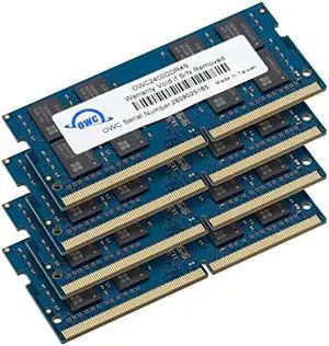 OWC 64GB (4 x 16GB) PC19200 DDR4 2400MHz SO-DIMMs Memory Compatible with 27" iMac (Mid 2017), and Compatible PCs (OWC2400DDR4S64S)