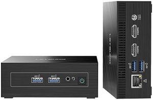 LETSUNG Mini AIR11SE Mini PC Windows 11, 6GB RAM LPDDR4 128GB M.2 SSD, up to 512GB, Mini NUC Computer with Intel Celeron N4020C, Home/Business Mini Desktop Computer, WiFi5/BT4.2/HDMI