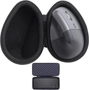 Hard Case for Logitech Lift Vertical Mouse + MX Keys Mini Keyboard