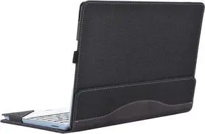Laptop Cover Case for Microsoft Surface Laptop Go 3 2023 12.4-inch,Compatible for Laptop Go 2 &Laptop GO Special-PurposeAnti Falling with Bracket(Black)