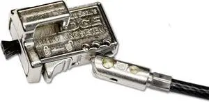 Noble Locks TZ18T Low Profile Wedge Lock with Flat Key for Dell Consumer & Gaming Laptops