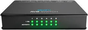 MOTU AVB Switch Five-Port AVB Ethernet Switch