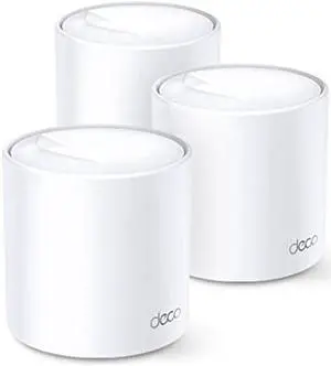 TP-Link Deco X4300 Pro Whole Home Mesh Wi-Fi 6 System 3-Pack Speeds Up to 4,300 MBPS (White)