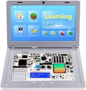 Programming Laptop for Raspberry Pi, for Raspberry Pi 4 Kit, CrowPi2 Programming Laptop, Single Board Computer - Advanced Kit