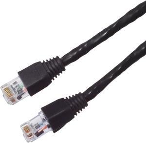 BJC Certified Cat 6 Cable, with Test Report, Assembled in USA (Black, 50 foot)