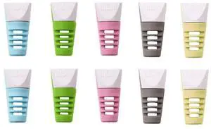 TUDIA [Klip 10 Pcs Snap On Charging Cable Cord Saver Protector Compatible with iPhone, iPad, iPod Combo Pack