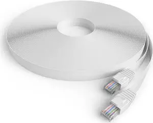 Amcrest CAT6E 4K-Rated Video POE Ethernet Cable 150ft Internet High Speed Network Cable for PoE Security IP Cameras, Smart TV, PS4, Xbox One, Router, Laptop, Computer, Home (CAT6ECABLE150)