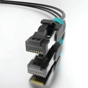 LINKUP - [Tested with Versiv CableAnalyzer] Cat7 Ethernet Cable -15 FT (3 Pack) 10G Double Shielded RJ45 S/FTP | Network Internet LAN Switch Router Game | High-Speed | 30AWG Black
