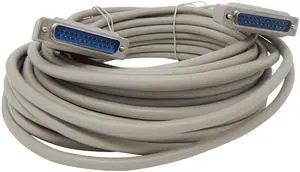 Your Cable Store 50 Foot DB25 25 Pin Serial Port Cable Male/Male RS232