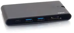 USB-C(r) 9-in-1 Compact Docking Station with 4K HDMI(r), VGA, Ethernet, USB, SD Card Reader and Power Delivery up to 100W