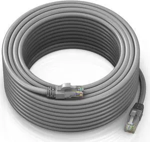 Maximm Cat 6 Ethernet Cable 150 Ft,Cat6 Cable, LAN Cable, Internet Cable, Patch Cable and Network Cable - UTP (Gray) 150 Feet ethernet Cord