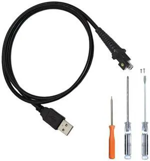 Compatible Nuance(r) Dragon PowerMic III Microphone 3' Straight Cable - Easy Install