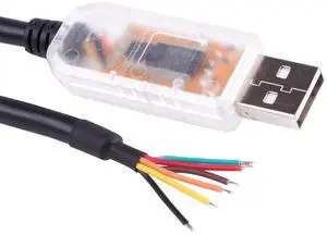 USB to RS485 Level Serial UART Converter Cable FT232RL Chipset 6 Way Wire End Stripped Cable USB-RS485-WE-1800-BT