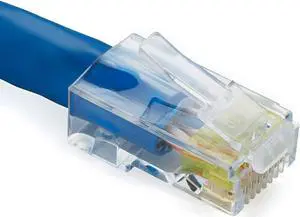 trueCABLE Cat6/6A RJ45 Connectors, Staggered, Unshielded (UTP) Modular Plug, UL Listed, Load Bar, Gold Plated 3 Prong 8P8C, 100 Pieces